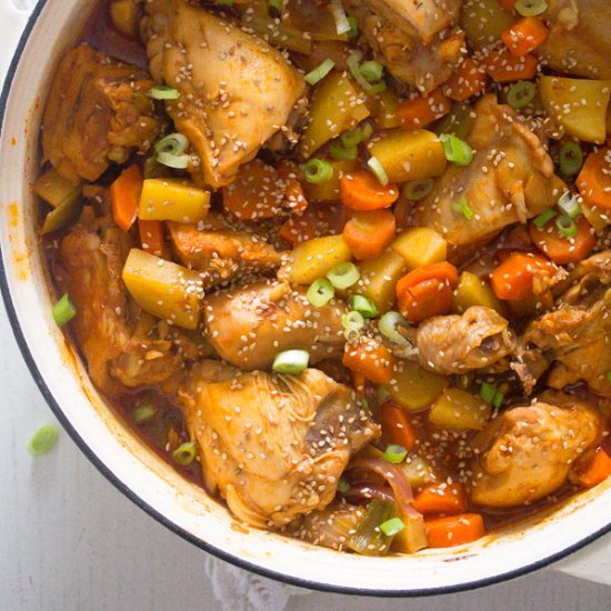 Spicy Korean Chicken Stew