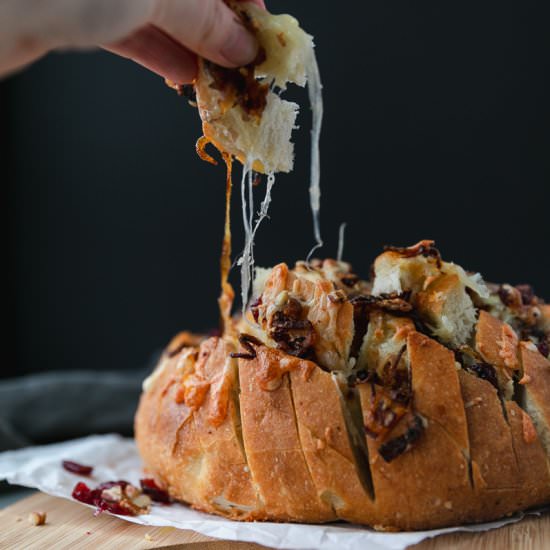 Cranberry Pecan Pull Apart Bread