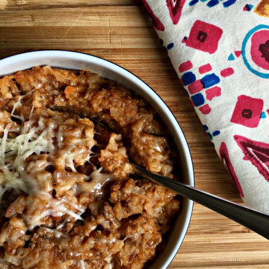 Risotto bolognese