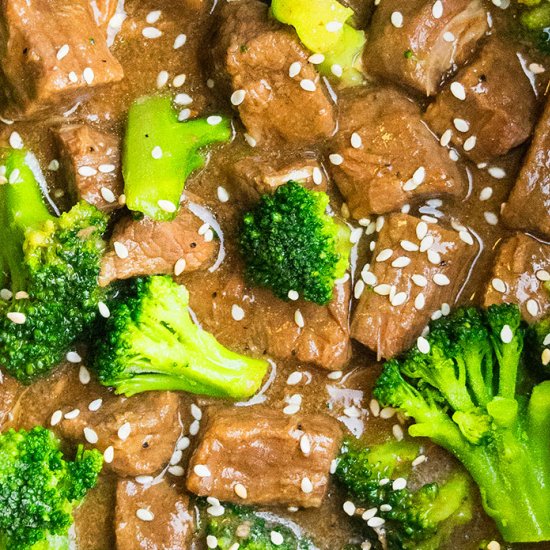 Slow Cooker Beef and Broccoli