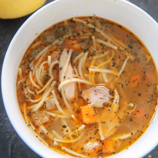 Instant Pot Chicken Noodle Soup