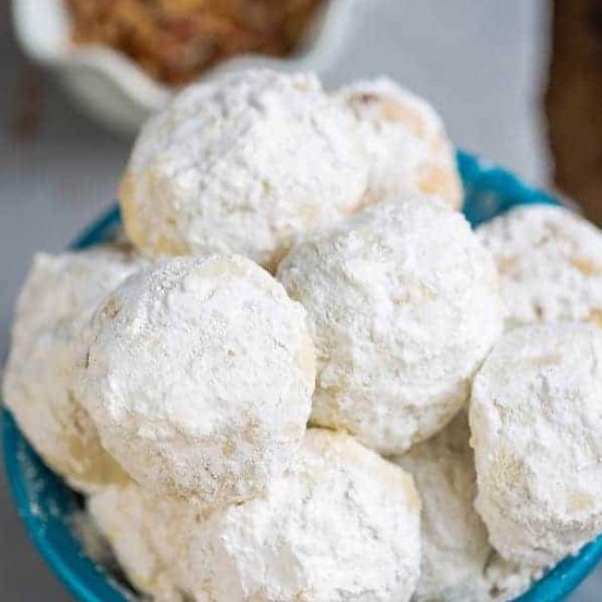 Keto Snowball Cookies