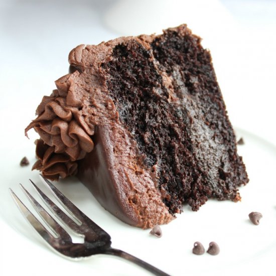 Triple Chocolate Layer Cake