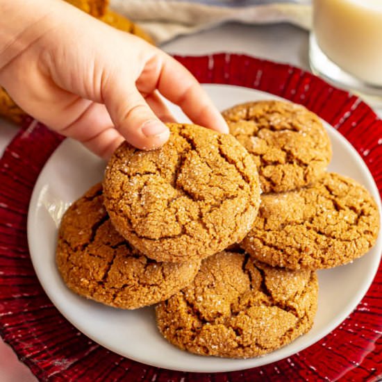 Soft molasses cookies