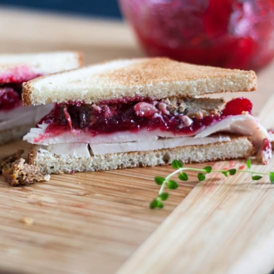 Leftover Turkey Sandwich