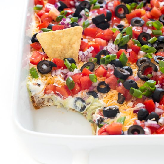 Easy 7 Layer Dip