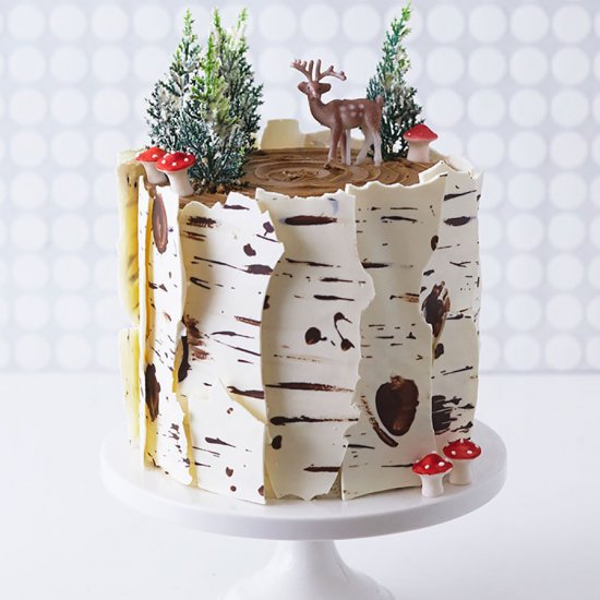 Birch Log Cake