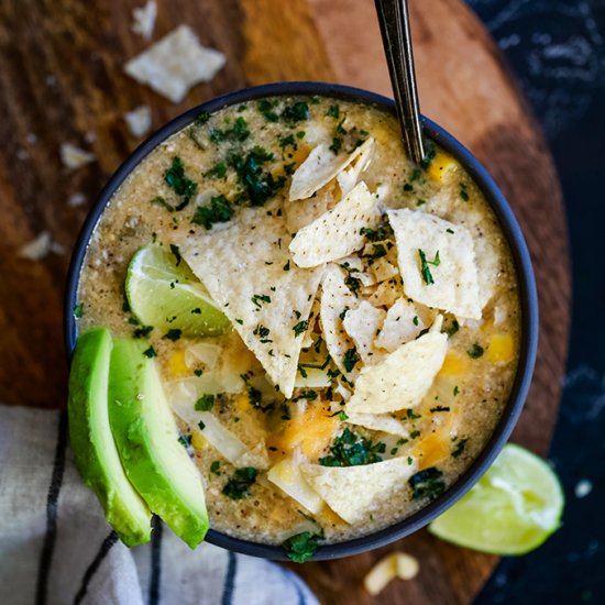 Coconut Lime White Chicken Chili