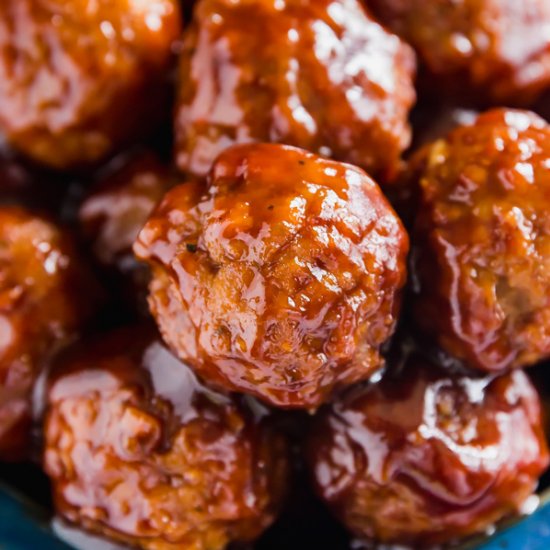 BBQ Crockpot Meatballs