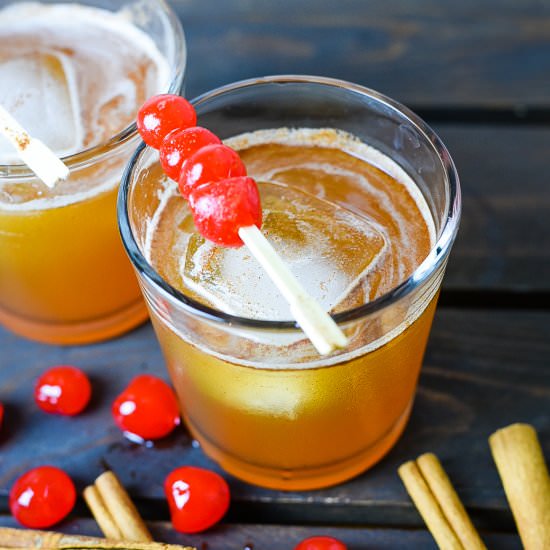 Cinnamon Maple Whiskey Sour