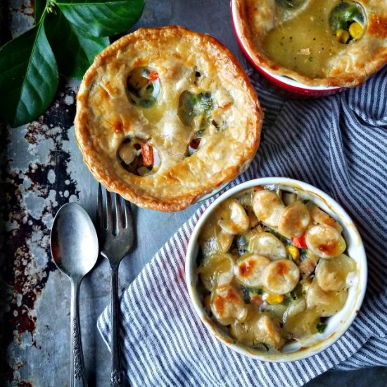 mini chicken pot pies