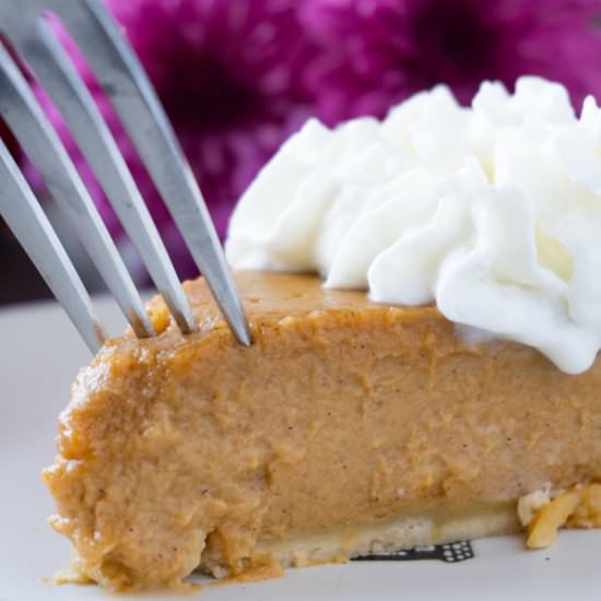 Homemade Pumpkin Pie