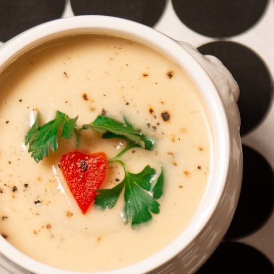 Cauliflower, Potato and Cheese Soup