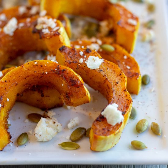 Chili Spiced Delicata Squash