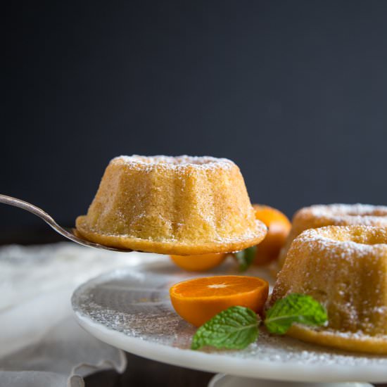 Tangerine olive oil cake