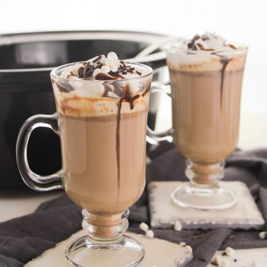 slow cooker hot chocolate