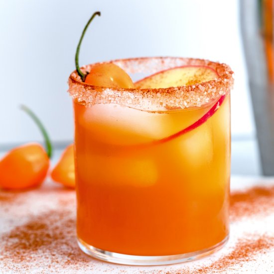 Habanero Apple Cider Cocktail