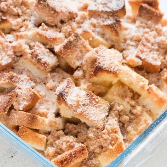 Overnight Baked French Toast Casserole