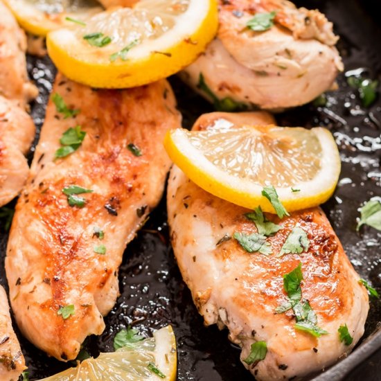 Easy Skillet Lemon Chicken