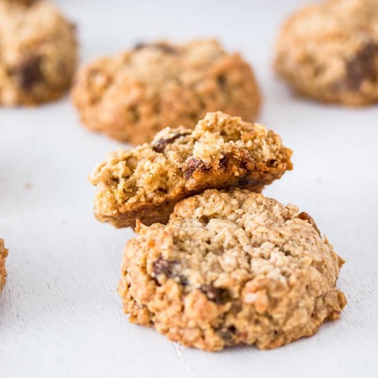 Gluten Free Oatmeal Raisin Cookies