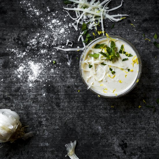 lemon garlic white sauce