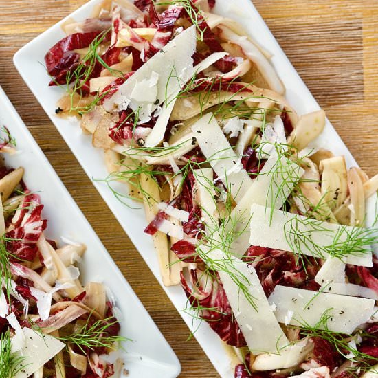 Fennel, Radicchio and Pear Salad