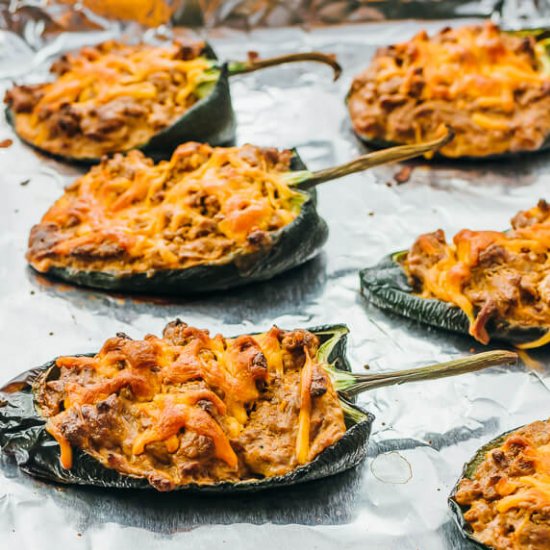 Stuffed Poblano Peppers