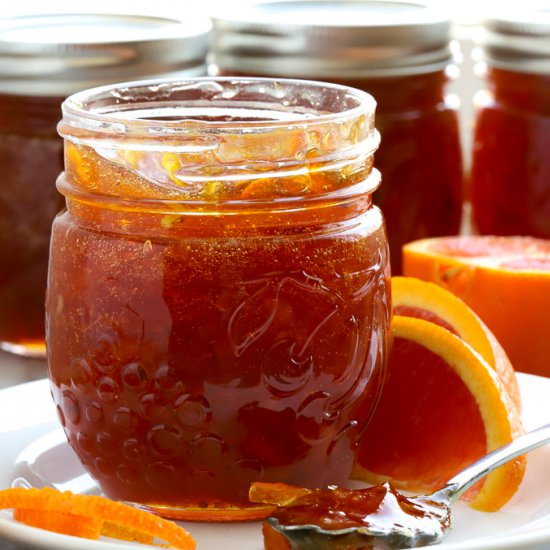 Blood orange marmalade