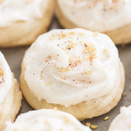 Eggnog Amish Sugar Cookies