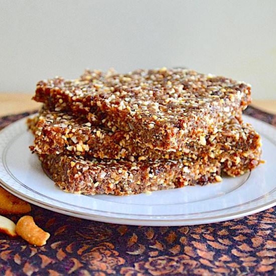 Raisin Coconut Cashew Bars