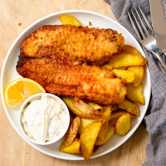 Beer Battered Fish and Chips