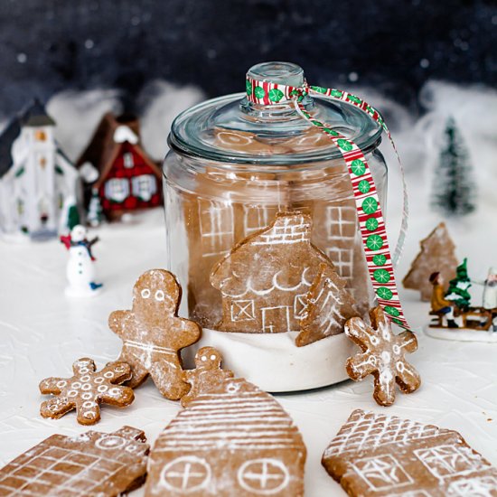 German Gingerbread Cookie Village