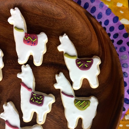 How to make fa la llama cookies