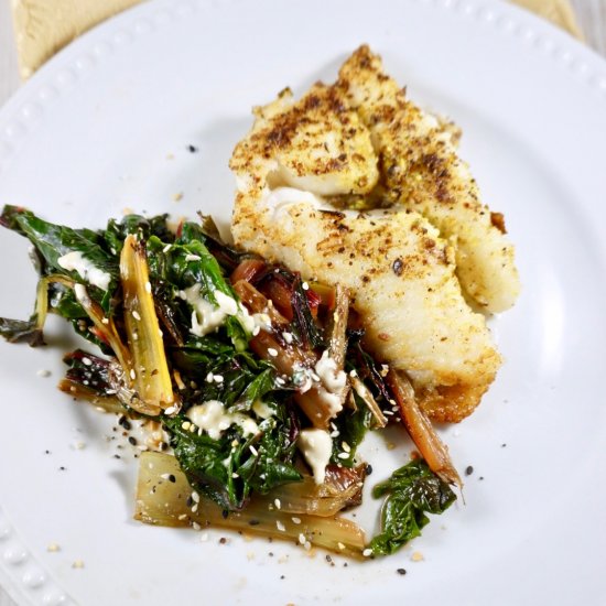 Pistachio Crusted Turbot