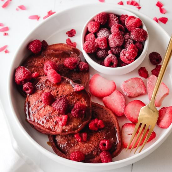 Beet Protein Pancakes