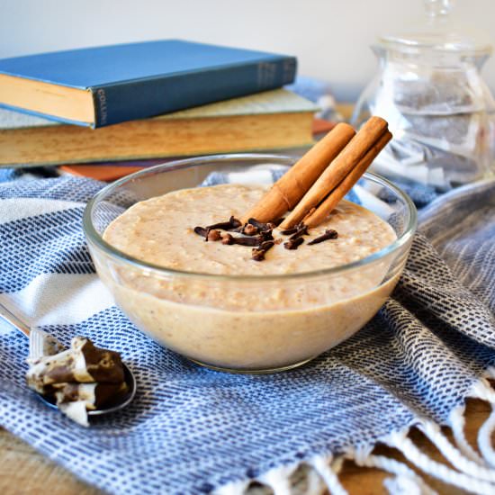 Overnight Chai Spiced Oats