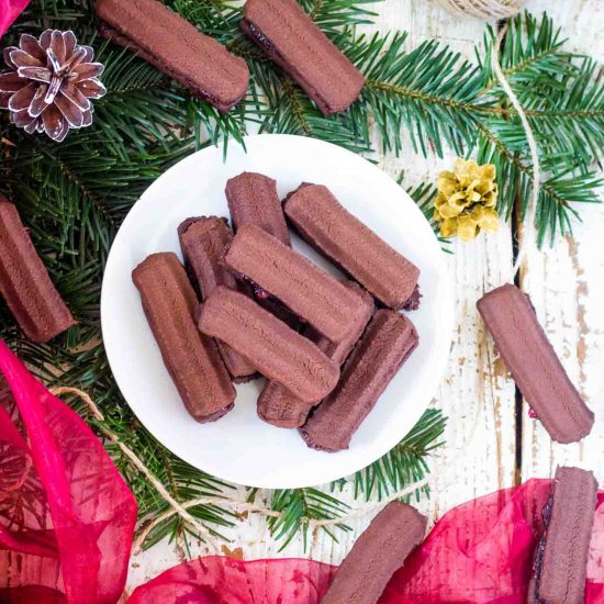 French Cocoa Viennese Biscuits