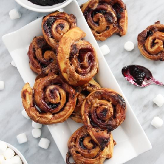 Sweet Puff Pastry Pinwheels