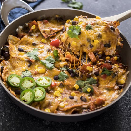 One-Pot Vegetarian Enchiladas