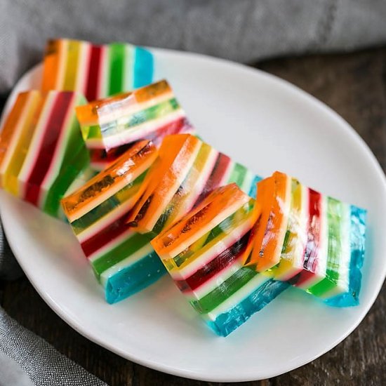 Jello Rainbow Salad