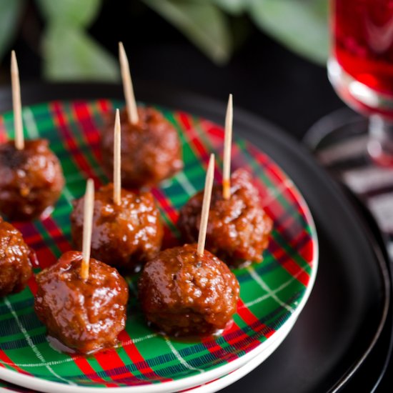 Chipotle Cranberry Meatballs