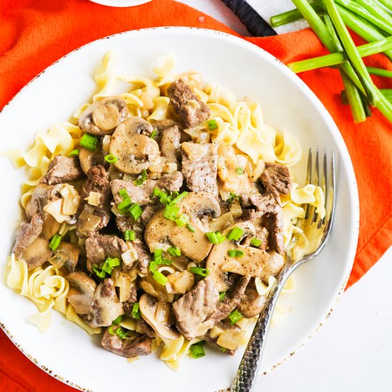 Beef Stroganoff