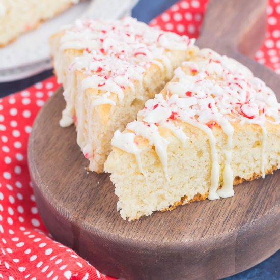 White Chocolate Peppermint Scones