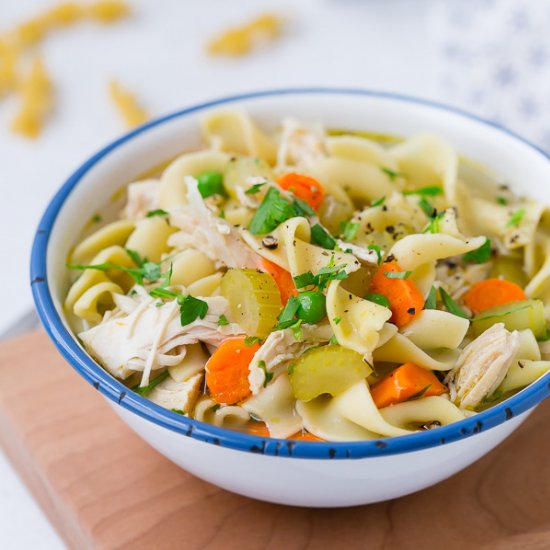 Instant Pot Chicken Noodle Soup