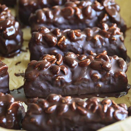 Healthy Snickers Protein Bars