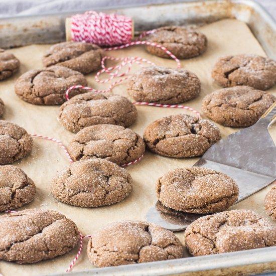 Molasses Ginger Cookies