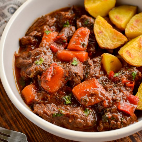 Instant Pot Balsamic Braised Beef