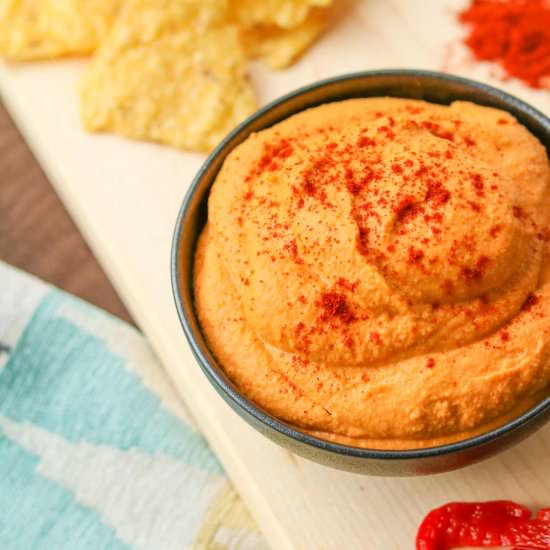 Spicy Red Pepper Hummus