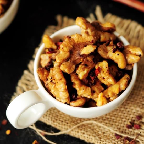 Szechuan-Style Toasted Walnuts