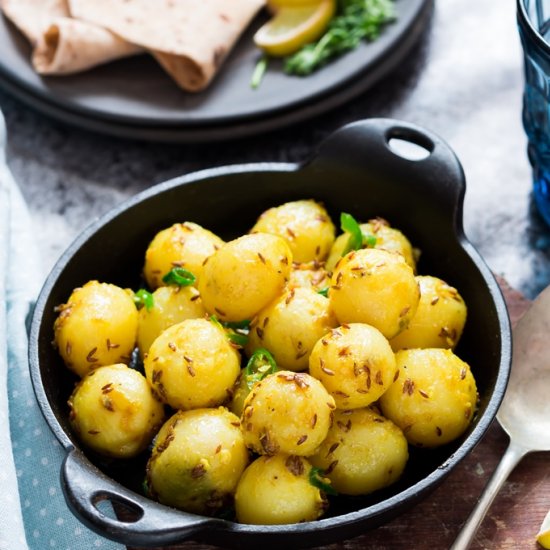 Jeera Aloo (Cumin Potatoes)